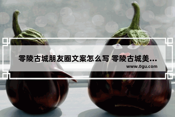 零陵古城朋友圈文案怎么写 零陵古城美食推荐一下