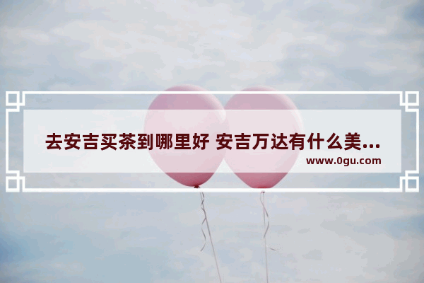 去安吉买茶到哪里好 安吉万达有什么美食推荐吃一下