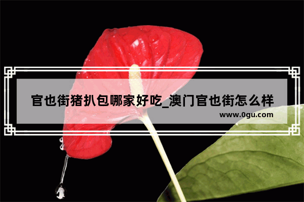 官也街猪扒包哪家好吃_澳门官也街怎么样