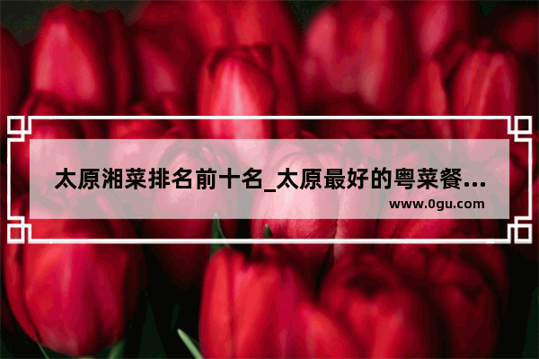 太原湘菜排名前十名_太原最好的粤菜餐厅排名