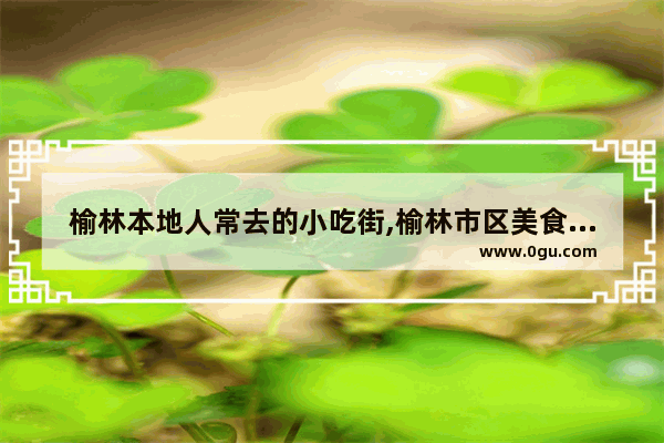 榆林本地人常去的小吃街,榆林市区美食推荐店在哪个位置