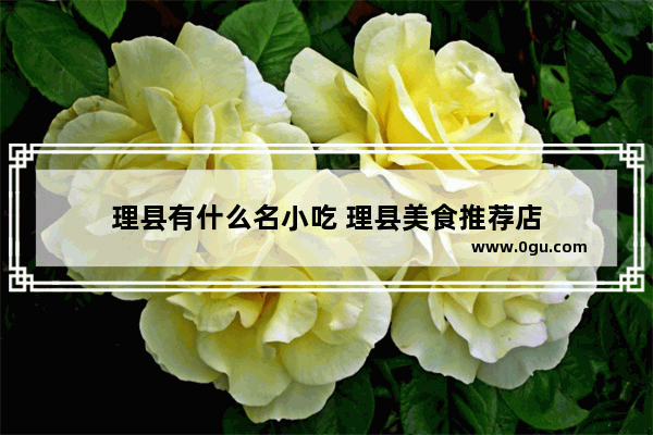 理县有什么名小吃 理县美食推荐店