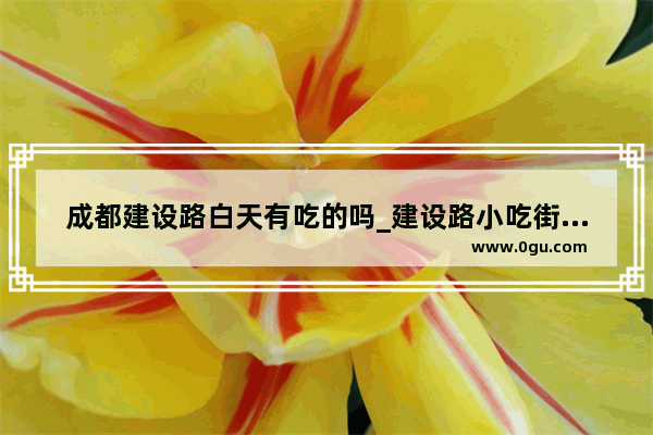 成都建设路白天有吃的吗_建设路小吃街在地铁哪个出口出