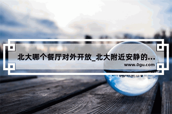 北大哪个餐厅对外开放_北大附近安静的吃饭的地方