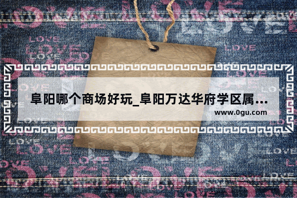 阜阳哪个商场好玩_阜阳万达华府学区属于哪个中学校