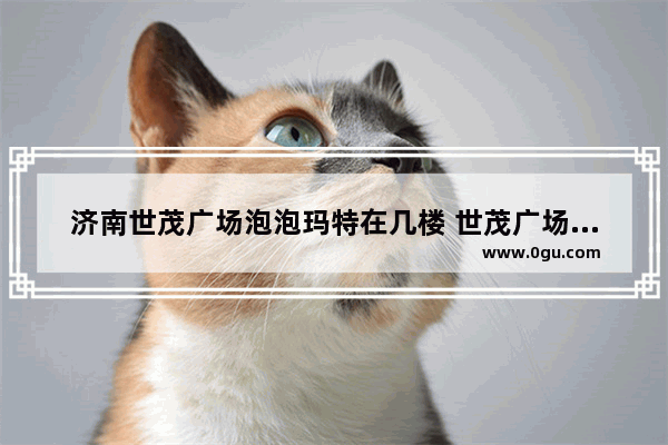 济南世茂广场泡泡玛特在几楼 世茂广场美食推荐济南店在几楼