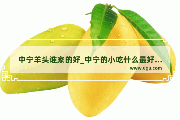 中宁羊头谁家的好_中宁的小吃什么最好吃啊