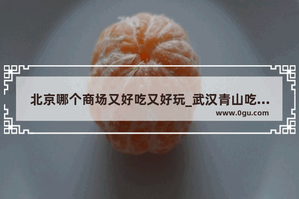 北京哪个商场又好吃又好玩_武汉青山吃鱼哪家最好