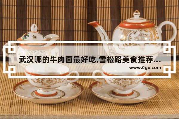 武汉哪的牛肉面最好吃,雪松路美食推荐店铺在哪儿