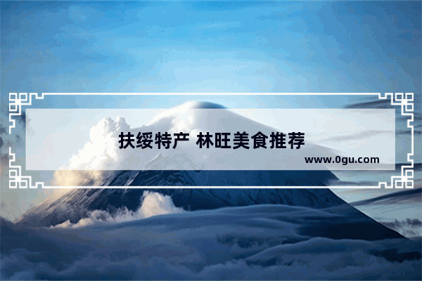 扶绥特产 林旺美食推荐