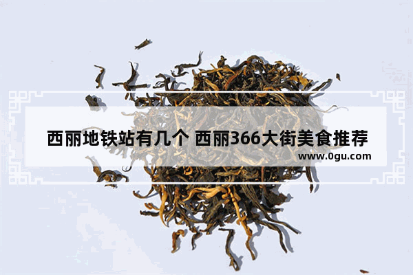西丽地铁站有几个 西丽366大街美食推荐店有哪些地方呢