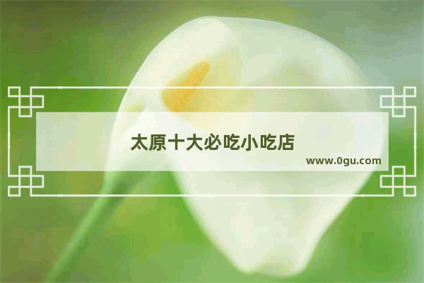 太原十大必吃小吃店