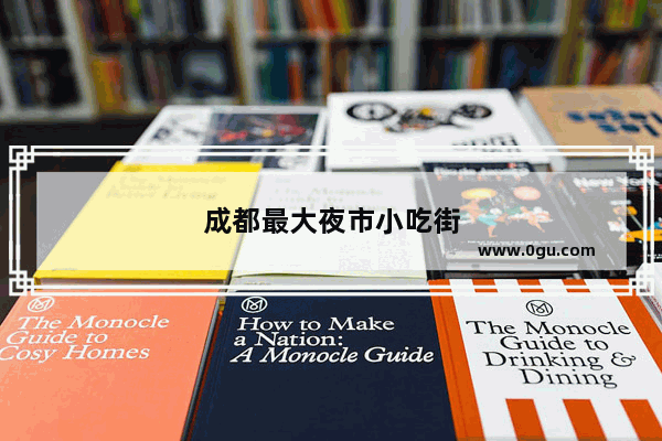 成都最大夜市小吃街