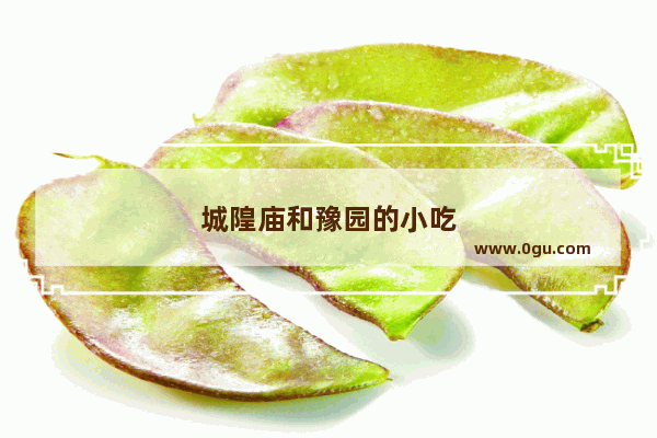 城隍庙和豫园的小吃