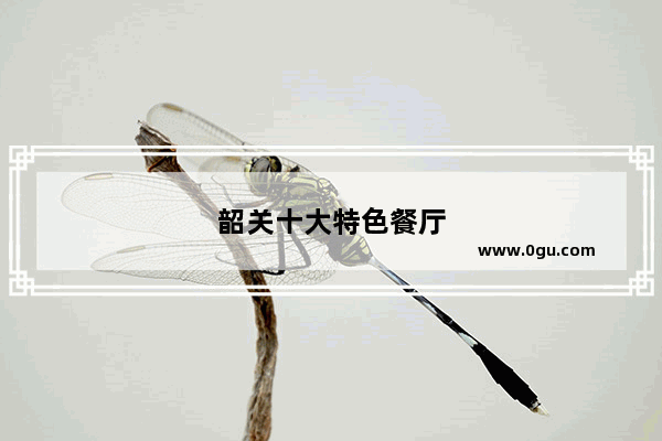 韶关十大特色餐厅