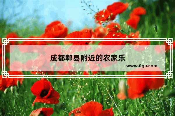 成都郫县附近的农家乐