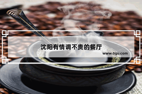 沈阳有情调不贵的餐厅