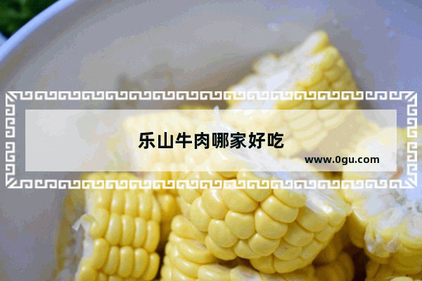 乐山牛肉哪家好吃