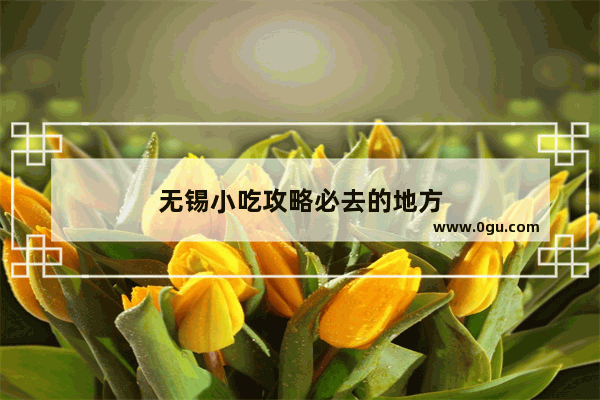 无锡小吃攻略必去的地方