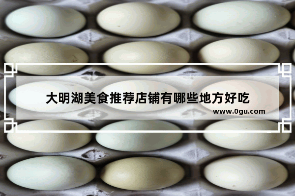 大明湖美食推荐店铺有哪些地方好吃