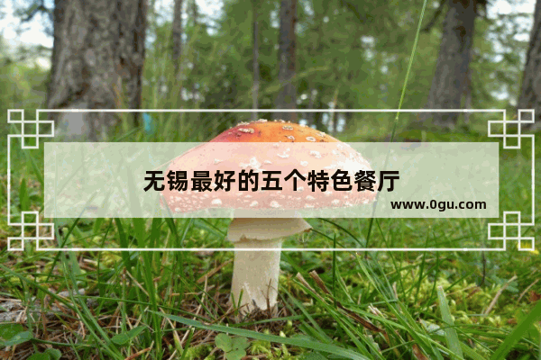 无锡最好的五个特色餐厅