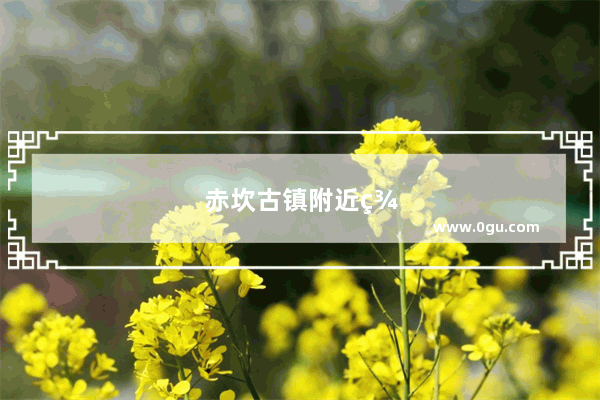 赤坎古镇附近美食推荐地方有哪些呢图片