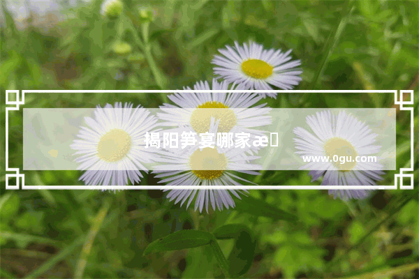 揭阳笋宴哪家最好吃