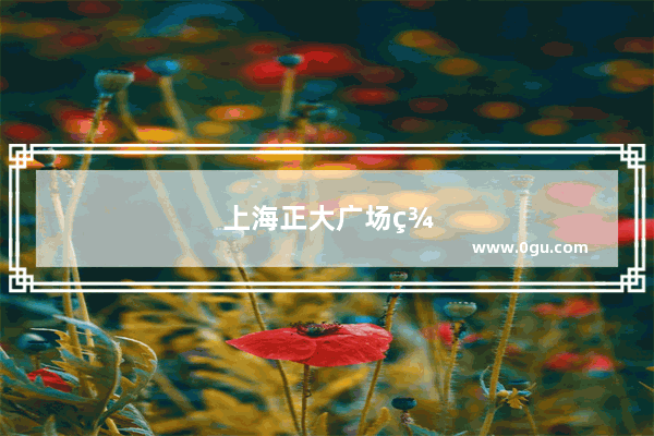 上海正大广场美食推荐店地址查询