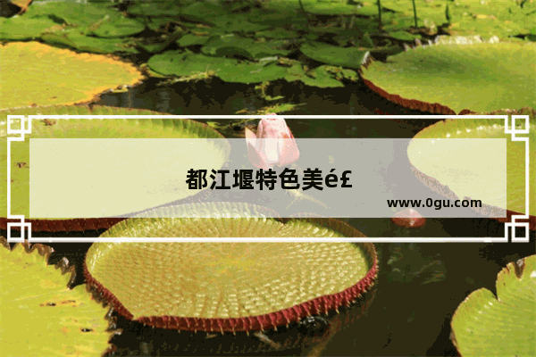 都江堰特色美食攻略
