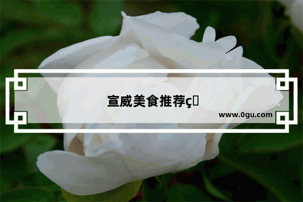 宣威美食推荐炒菜有哪些地方好吃点的