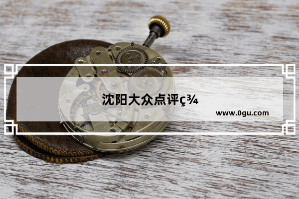 沈阳大众点评美食推荐店铺地址在哪儿