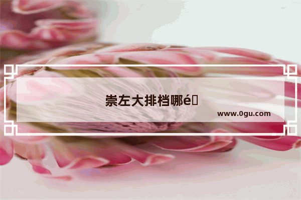 崇左大排档哪里好吃