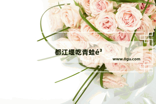 都江堰吃青蛙鳝鱼的地方