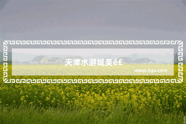 天津水游城美食推荐餐厅有哪些菜单好吃