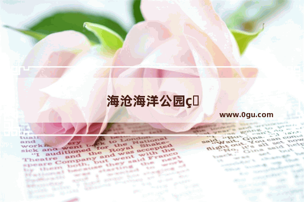 海沧海洋公园的攻略