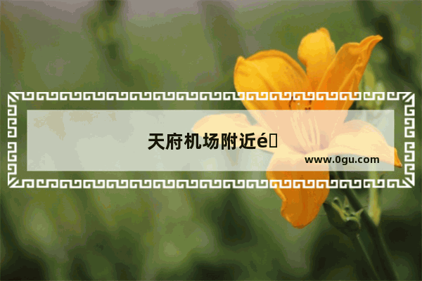 天府机场附近逛街的地方