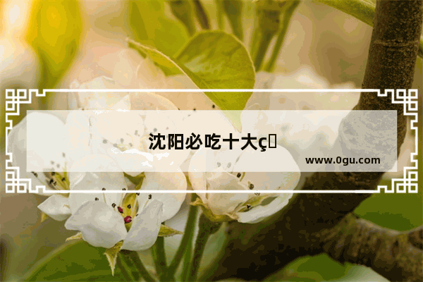 沈阳必吃十大特色餐馆