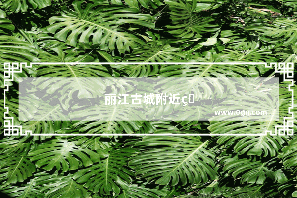 丽江古城附近的美食推荐餐厅有哪些