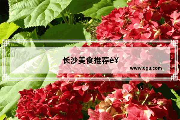 长沙美食推荐饭店有哪些地方吃饭好吃的