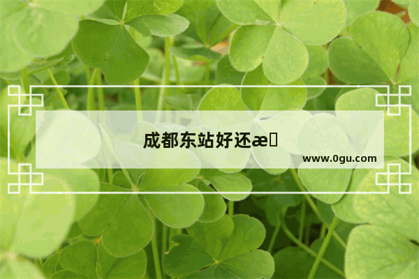 成都东站好还是南站好