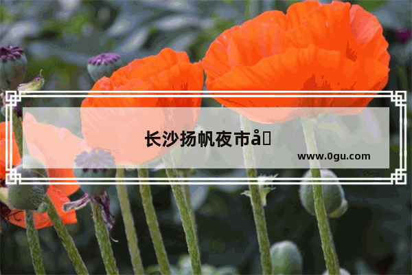 长沙扬帆夜市哪里方便停车
