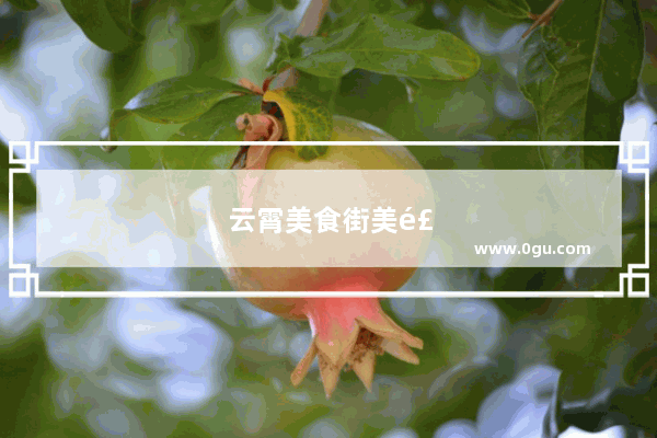 云霄美食街美食推荐在哪里做的