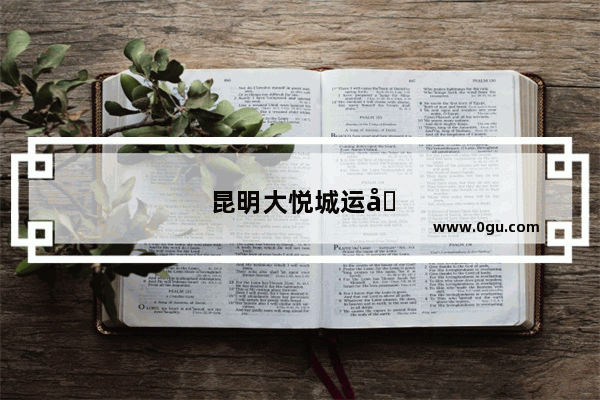 昆明大悦城运动品牌有哪些