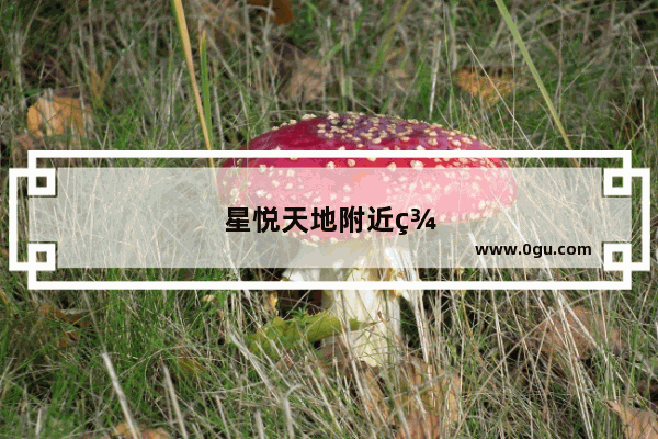 星悦天地附近美食推荐餐厅在哪里啊多少钱