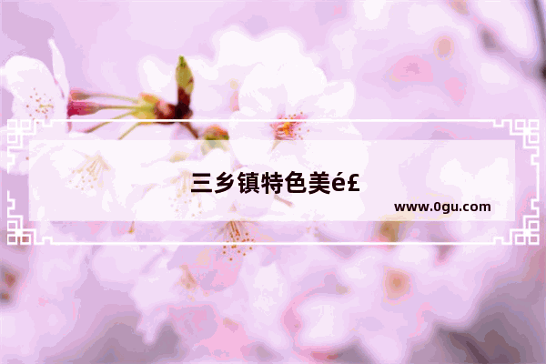 三乡镇特色美食推荐店铺有哪些呢