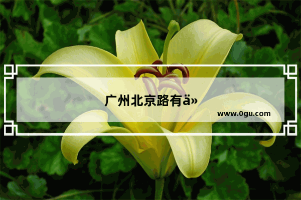 广州北京路有什么好玩的地方