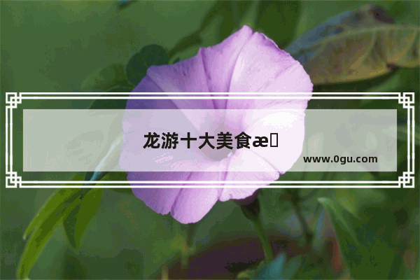龙游十大美食推荐餐厅有哪些店铺呢图片
