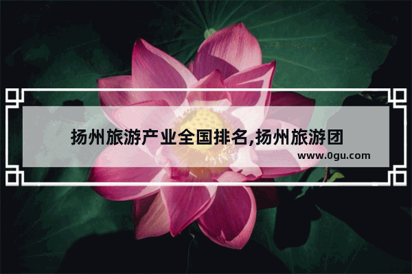 扬州旅游产业全国排名,扬州旅游团