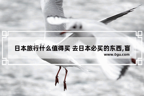 日本旅行什么值得买 去日本必买的东西,盲旅游