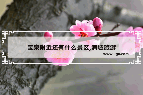 宝泉附近还有什么景区,浦城旅游
